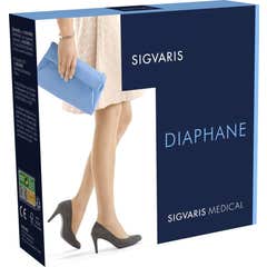 Sigvaris Diaphane Chaussette 2 Pied Ouvert Long Noir TM 1 Paire