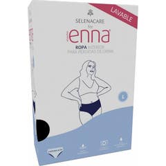 Enna Urine Loss Panty High Waist Black Size L 1 Unidade