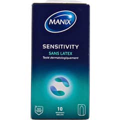 Manix Sensitivity Preservativo Lubrificado Sem Látex 10 unid.