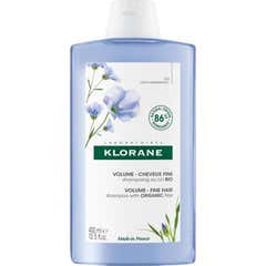 Klorane Shampoo com Fibras de Linho Volume 400ml