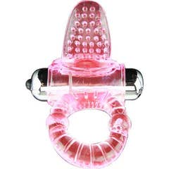 Baile Sweet Abs 10 Rhythms Ring Vibrating Penis Ring Pink 1ud