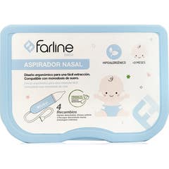 Farline Aspirador Nasal + 4 Recargas 1 unid.