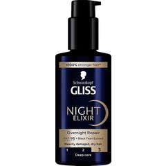 Schwarzkopf Gliss Night Elixir Sérum Cabelos Danificados 100 ml