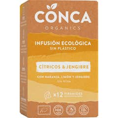 Conca Organics Citricos y Jengibre Infusion Eco 12uds