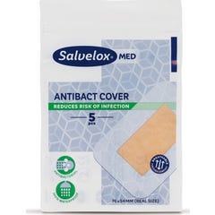 Salvelox Med cobertura antibacteriana 5uds adesivo de cobertura