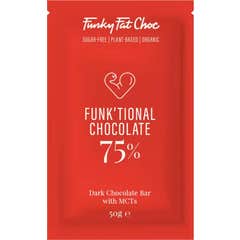 Funky Fat Foods Chocolate Negro Keto 10x50g