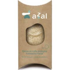 Azal Disco Peeling Facial Luffa Eco Exfoliante 3uds