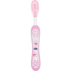 Chicco Escova Dentes Rosa +6M 1 Unidade