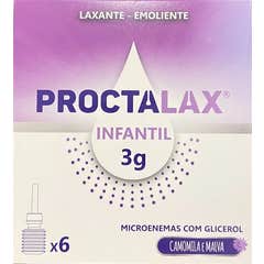 Proctalax Infantil Microenemas 6x3g