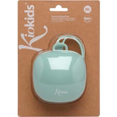 Kiokids Estojp Para Chupeta Silicone Azul 1 Unidade