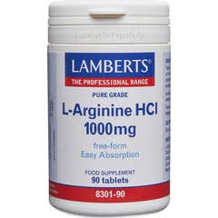 Lamberts L-arginina Hci 1000mg 90 comprimidos Lamberts L-arginina Hci 1000mg 90 comprimidos