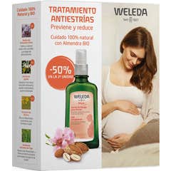 Weleda Stretch Marks Massage Oil 100ml conjunto de 2