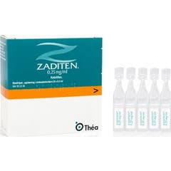 Théa Zaditen 0.1Mg/0.4 ml Colírio 20x0.4 ml