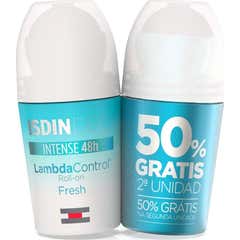 ISDIN Deo Lambda Control Intense 48h Fresh Roll-on 2x50ml