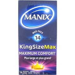 Preservativos Manix Maxi Pack King Size Max 14unts