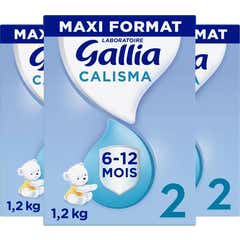 Gallia Calisma Pack Leite em Pó 2 6-12M 3x1.2 kg