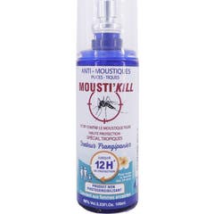 Mousti'Kill Anti-Mosquitos Lêndeas Carraças Frangipani 100 ml
