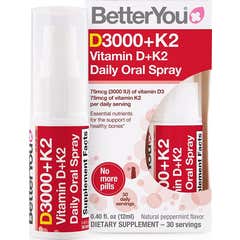 BetterYou Dlux Vitamina D3000+K2 Spray Oral 12ml