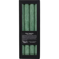 Velas Cilíndricas Kerzerman para Vela Verde 4pcs
