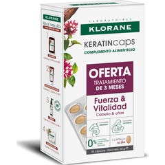 Klorane KeratinCaps Força & Vitalidade 90 caps