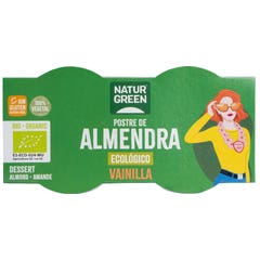 Sobremesa de Amêndoa e Baunilha Orgânica Naturgreen (2x125 G)