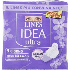 Lines Idea Assorbenti Ultra Día con Alas 12uds