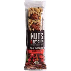 Nuts&Berries Bar Chocolate Preto Cereja 40g