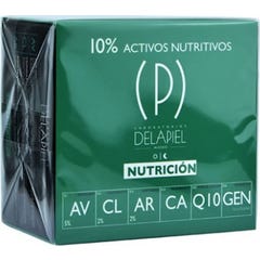 Delapiel Nutrition 10% Ingredientes Ativos Nutricionais 15 ampolas