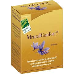 100% Natural MentalComfort 60 cápsulas vegetais 100% Natural MentalComfort 60 cápsulas vegetais