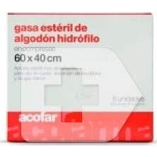 Gasa Algodon Hidrofilo No Esteril Acofarma 1m2 ACOFAR,