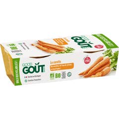 Good Goût Puré de Zanahoria de 4 Meses Bio 2x120g