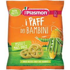 Plasmon Paff Snack Guisante Maíz Dulce 15g