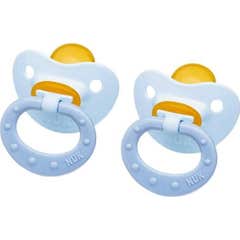 Nuk Pack Chupetas Classic Baby Látex 0-6m Azul 2 Unidades