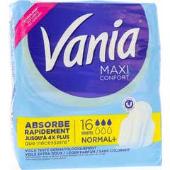 Vania Maxi Confort Normal+ 16 Unidades