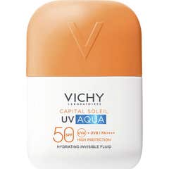 Vichy Capital Soleil Uv Aqua Fluido Hidratante Invisível 50 ml