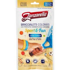 Zanzarella Pulseras de Colores Sport & Fun 2uds