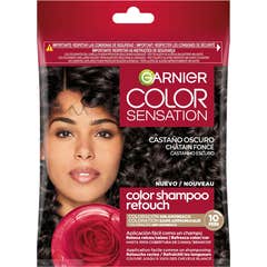 Garnier Color Sensation Color Shampoo Retouch 3.0 Dark Brown 3 Unidades