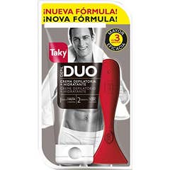 Creme Depilatório Depilatório Taky Man Duo 3 Minutos Hidratante 200ml