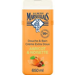 Le Petit Marseillais Creme de Duche e Banho Alperce 650 ml