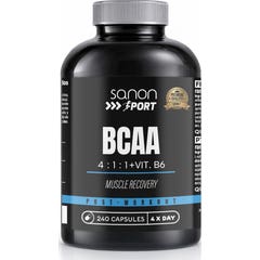 Sanon Sport BCAA 4:1:1 + Vit B6 240 cápsulas