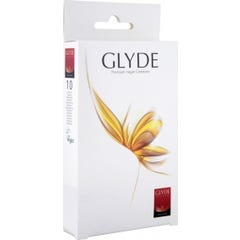 Glyde Slimfit Strawberry Préservatifs Végans Fins Fraise 10u.