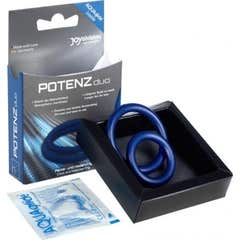 Joydivision Potenz Duo Azul Anillos Pene Mediano M 1ud