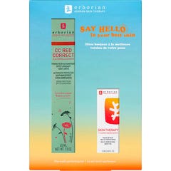 Erborian Cc Red Correct 45ml + Skin Therapy 10ml Erborian Cc Red Correct 45ml + Skin Therapy 10ml
