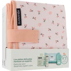 Suavinex Set Baby Care Cesto Bird Rosa