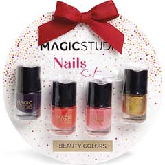 Magic Studio Colorful Nails Set 4 Unidades