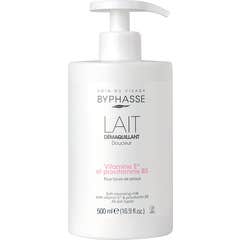 Byphasse Leite Desmaquilhante Todos os Tipos de Pele 500 ml