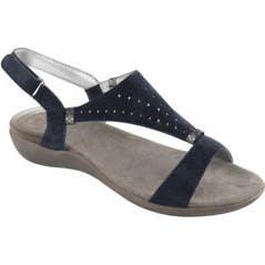 Scholl Marion Sandália Navy Blue Pewter Tamanho 36 1ut