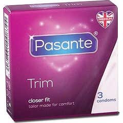 Preservativos Pasante Pack Thinner Trim 3 peças