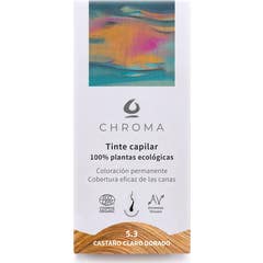 Chroma Bio Corante 5.3 Castanho Dourado Claro 100g