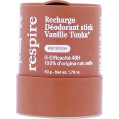 Respire Desodorizante Baunilha Tonka Stick Recarga 50 g